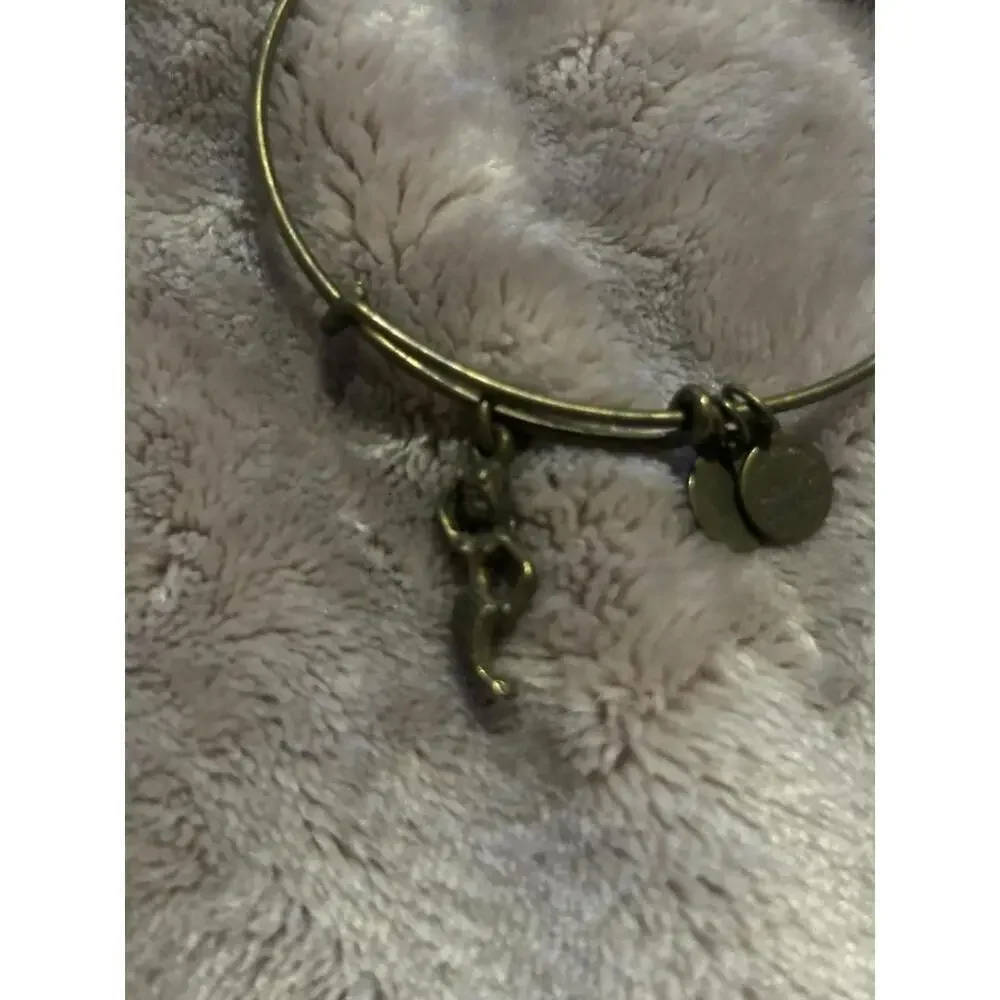 ALEX & ANI " Mermaid " Figure Sea Silver Charm Bangle  Bracelet  ✨️🍬 - Picture 2 of 2